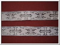 Borte Silbergrau-Silber Ornamente