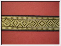 Borte Rauten Gold-Schwarz