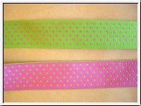 Tupfenborte Gr�n-Pink