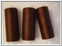 N�hgarn Polyester Dunkelbraun