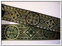 Kostbare Borte Gr�nt�ne Gold Mittelalter