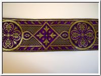 Mittelalter Borte Gold Lila