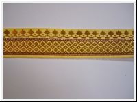 Jacquard Borte Creme Gold Hochzeit=�1.50/m