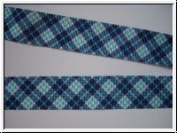 Rips Borte Schottenkaro Blau