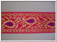 Borte Paisley Gold  Pink Lila