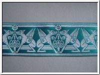 Keltisches Motiv Mittelalter Trkis Silbergrau