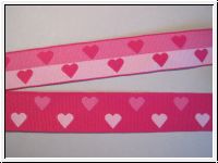 S�sse Herzchen Borte  Pink Rosa
