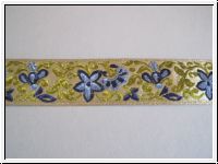 Edle Borte Gold Olivgr�n Blau