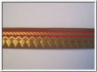 H�bsche Borte Gold Tabak Dunkelrot=�1.19/m