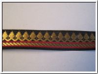H�bsche Borte Gold Schwarz Dunkelrot=�1.19/m
