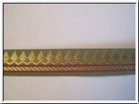 H�bsche Borte Gold Olivgr�n Lila=�1.19/m