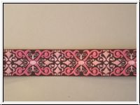 Edle Borte Braun Pink Rosa