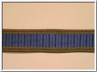 Elegante Borte Blau Schwarz Altgold