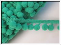 Pomponborte Bommelborte Gr�n  ∅ 1cm