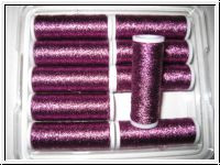Metallgarn in Dunkel-Pink