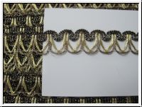 Elegante Borte Gold Schwarz