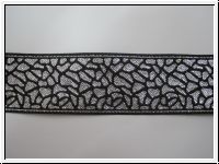 Borte Schwarz Silber