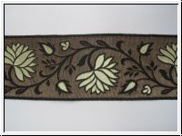 Edle Borte Bronze Braun Creme