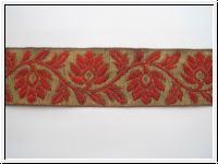 Ranken Und Bl�ten Camel Rot