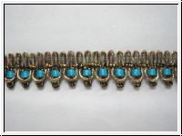 Zarte Gimpe Altgold T�rkis