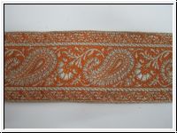 Elegante Borte Paisley Gold Hell Rost