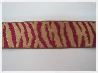 Borte Tiger Lachs Magenta Gold