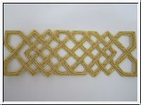Gro�e Applikation Keltischer Knoten Gold Boullion