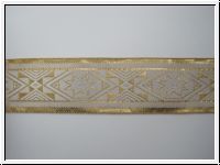 Mittelalter Borte Gold Weiss