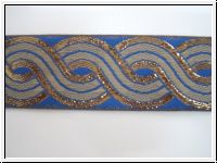 Keltischer Knoten Azurblau Bronze Beige