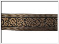 Paisley Borte Schwarz Mokka