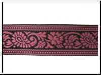 Paisley Borte Schwarz Himbeer