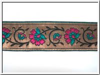 Borte Ranken Bronze T�rkis Pink