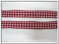 Vichy-Karo Weiss Bordeaux=0,80�/m