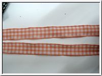 Vichy-Karo Weiss Apricot=0,80�/m