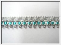 Zarte Gimpe Silber T�rkis