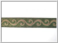 Mittelalter Borte Scroll Altgold Gr�n
