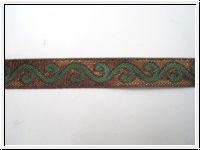 Mittelalter Borte Scroll Altgold Gr�n