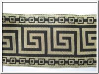 M�ander Borte Schwarz Gold