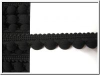 Pompon Borte Schwarz