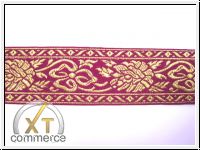 Borte Ranken Gold Magenta