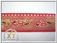 Paisleyborte Fuchsia Gold