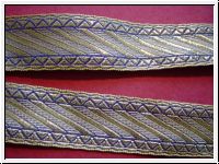 Brokatborte Gold-Blau