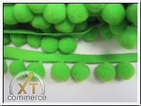 Pomponborte Bommelborte Lemon Gr�n 2cm Durchm.