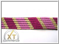 Borte Gestickt Diagonalstreifen