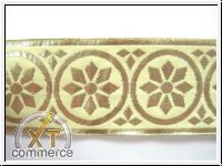 Mittelalter Borte Gold Creme
