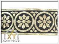Mittelalter Borte Gold Schwarz