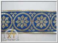 Mittelalter Borte Gold Blau
