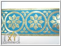 Mittelalter Borte Gold T�rkis