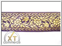 Borte Ranken Lila Gold