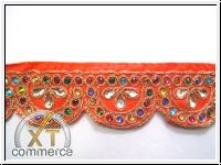Borte M.B�gen und Bunten Steinen Orange